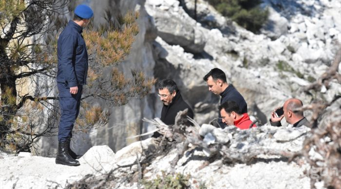 Muğla'da maden sahasında heyelan
