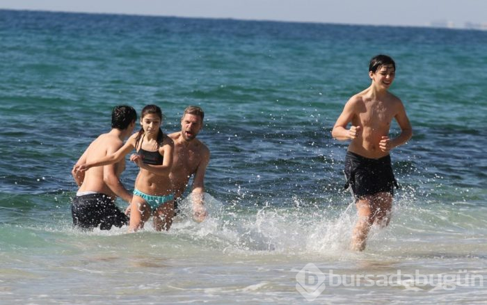 Alanya'da şubat ayında deniz keyfi