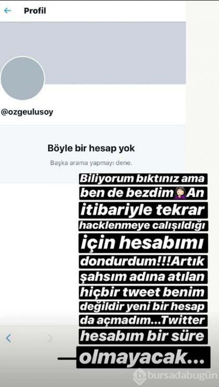 Özge Ulusoy'un başı dertte
