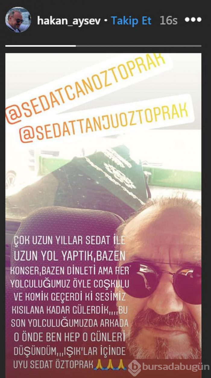 Hakan Aysev, Sedat Öztoprak'ın tabutuyla selfie yaptı
