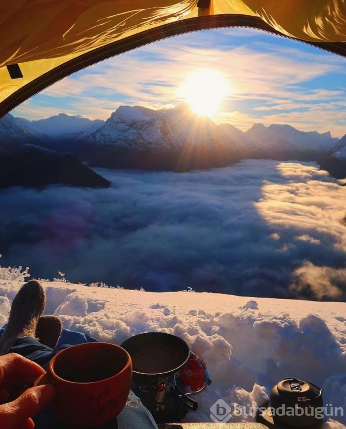 Norveçli dağcıdan çarpıcı macera ve tırmanış fotoğrafları
