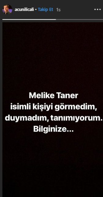 Acun Ilıcalı'dan Melike Taner açıklaması
