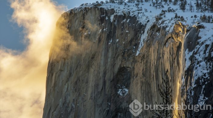 Yosemite Vadisi'nden kış manzaraları
