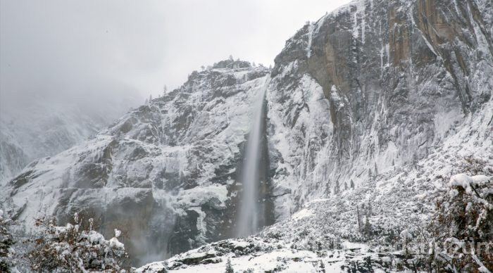 Yosemite Vadisi'nden kış manzaraları
