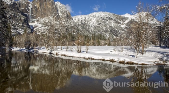 Yosemite Vadisi'nden kış manzaraları

