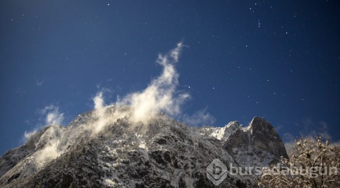 Yosemite Vadisi'nden kış manzaraları
