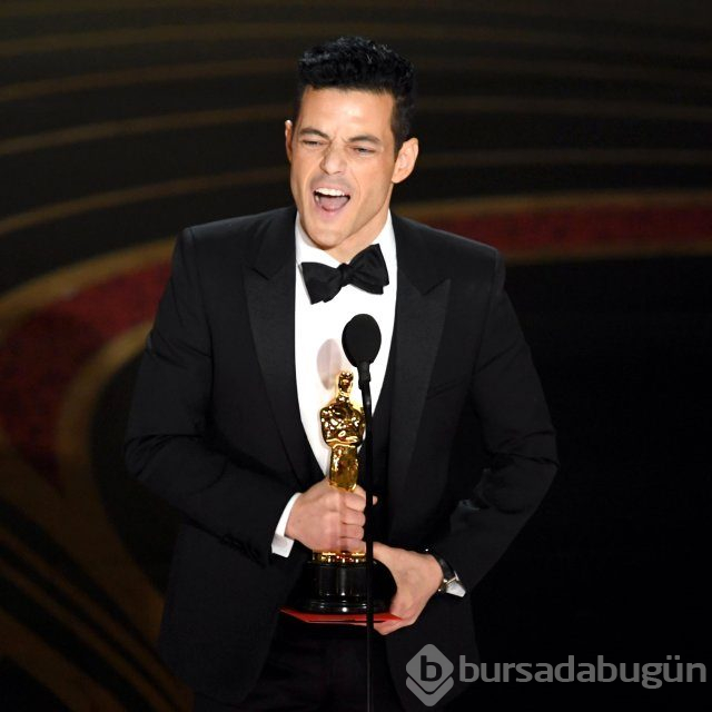 2019 Oscar Ödülleri Töreni'nde, En İyi Erkek Oyuncu Ödülünü Rami Malek Aldı
