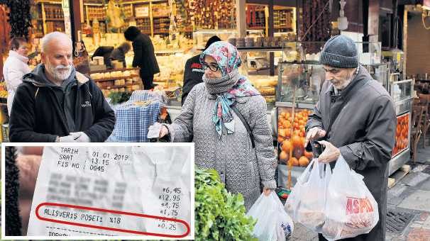 Poşete para ödeyen vatandaşlara önemli uyarı: Fişi mutlaka kontrol edin
