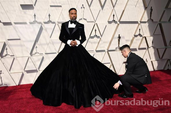 Oscar'da dikkat çeken kıyafet
