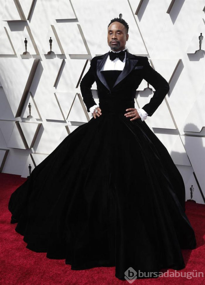 Oscar'da dikkat çeken kıyafet
