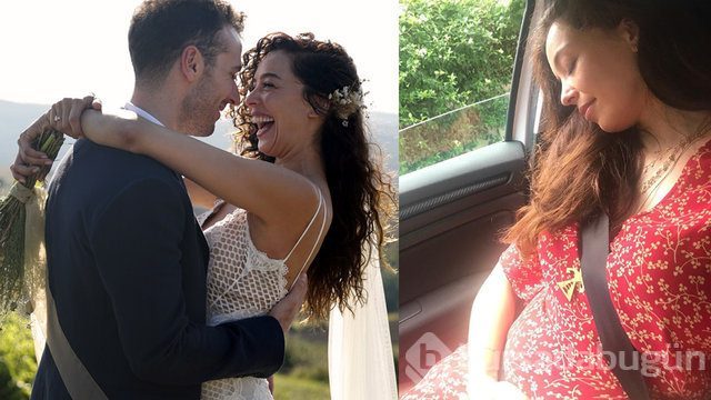 Azra Akın eşi Atakan Koru ve oğlu Demir'le poz verdi
