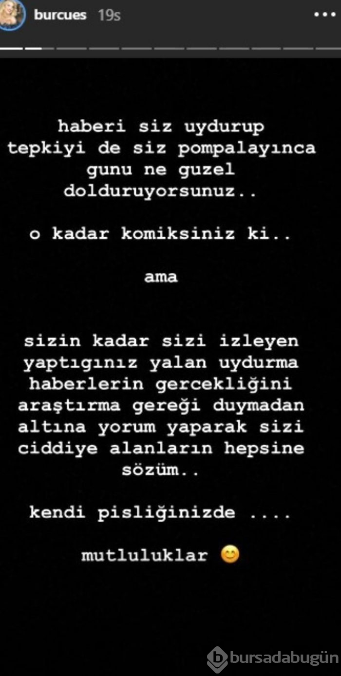 Burcu Esmersoy, Hakkında Yalan Haber Yaptığını Söylediği 2. Sayfa Programının Sunucularına Sitem Etti
