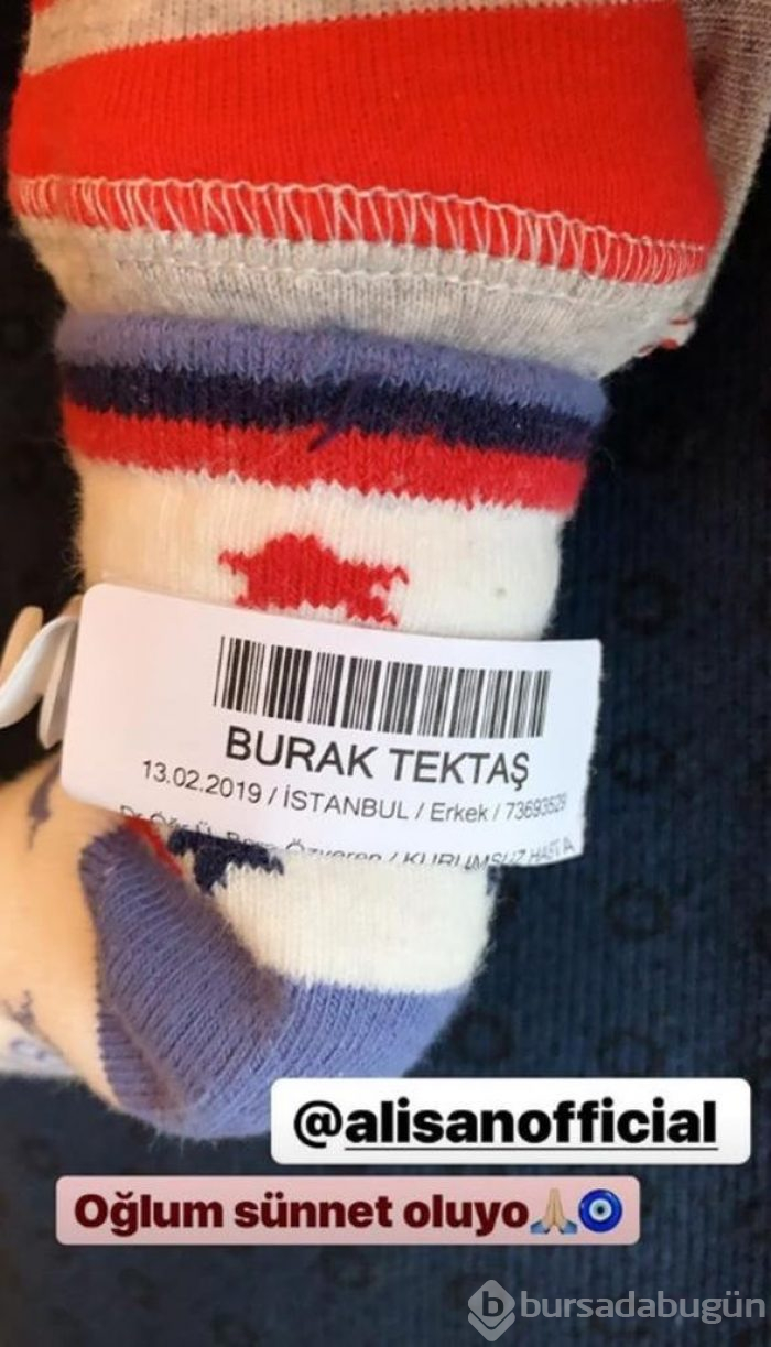 Alişan'ın oğlu Burak sünnet oluyor

