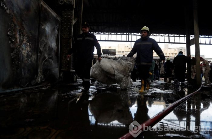 Mısır'da tren istasyonunda yangın: 25 ölü