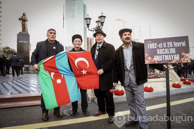 Hocalı kurbanları Ana Feryadı Anıtı'nda anıldı
