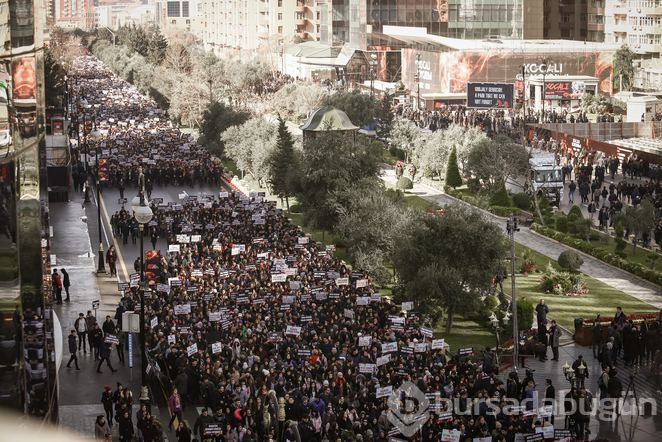 Hocalı kurbanları Ana Feryadı Anıtı'nda anıldı
