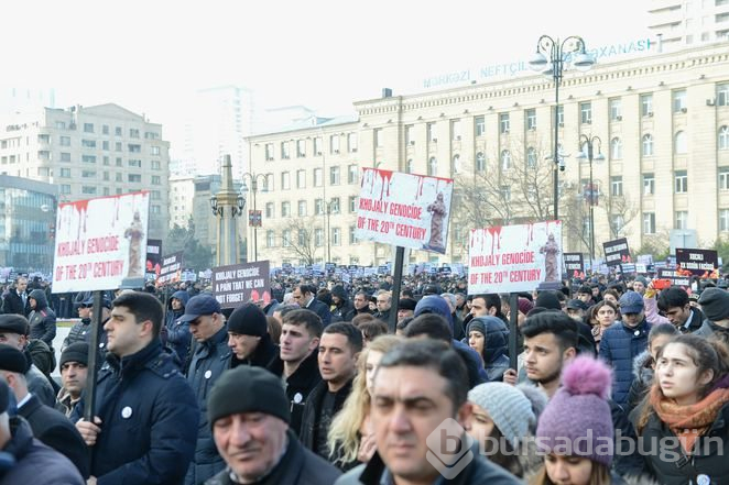 Hocalı kurbanları Ana Feryadı Anıtı'nda anıldı

