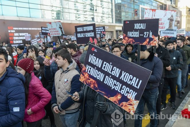 Hocalı kurbanları Ana Feryadı Anıtı'nda anıldı
