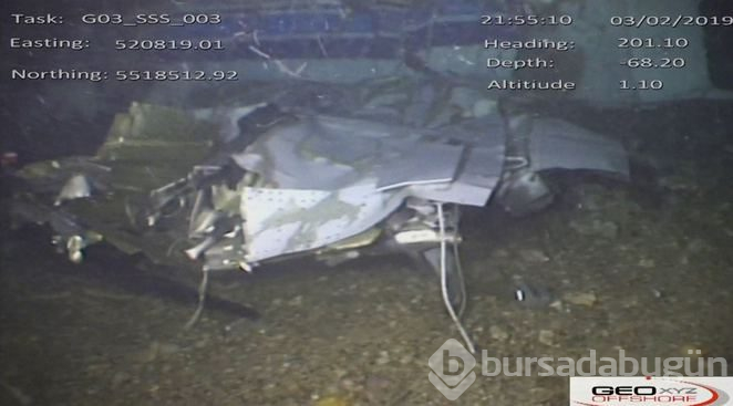 Emiliano Sala'yı taşıyan uçağın enkazından yeni fotoğraflar yayınlandı

