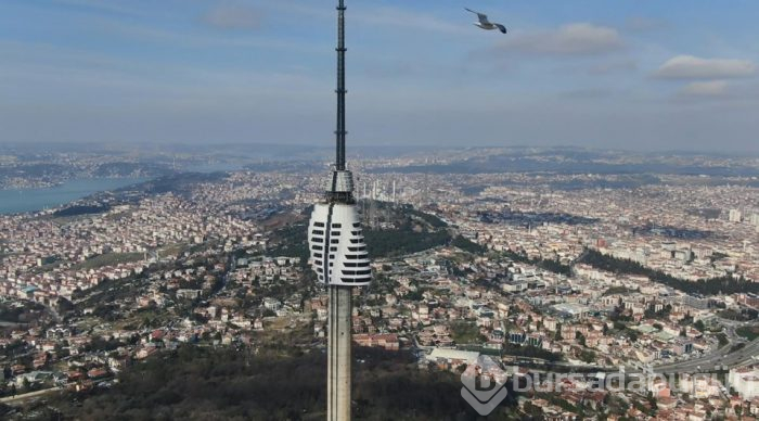 Çamlıca televizyon kulesinde yeni 5 kat yolda