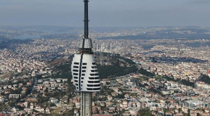 Çamlıca televizyon kulesinde yeni 5 kat yolda