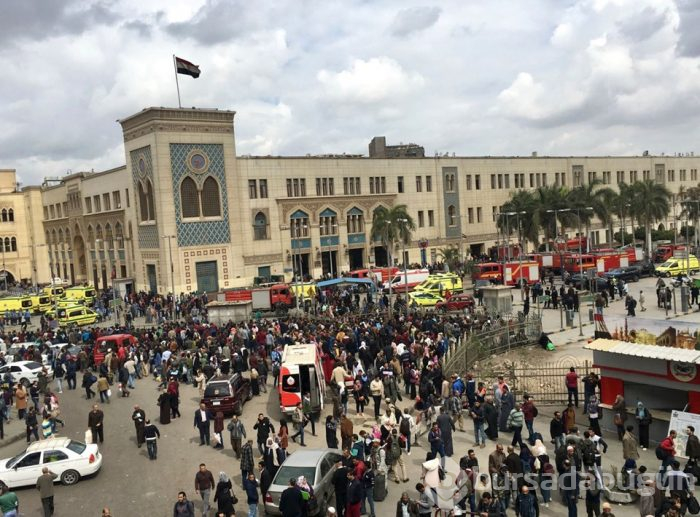 Mısır'da tren istasyonunda yangın: 25 ölü