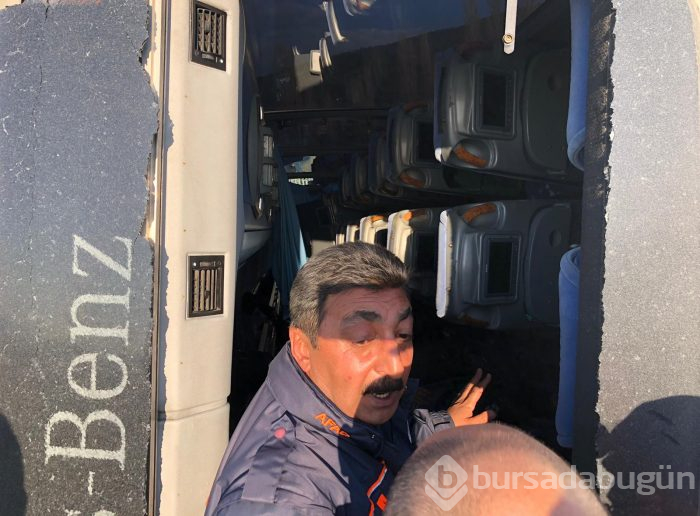 Bursa Uludağ yolunda otobüs devrildi, çok sayıda yaralı var 
