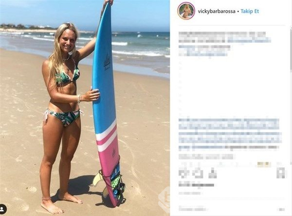Instagram'ı sallayan sörf!

