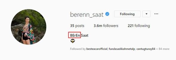 Kriz büyüyor! Beren Saat'in Instagram'ında dikkat çeken detay...

