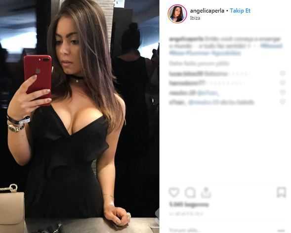 Futbolcu Emre Mor, Brezilyalı güzel Angelica Perla'dan aşk golü yedi

