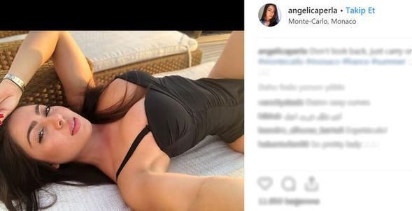 Futbolcu Emre Mor, Brezilyalı güzel Angelica Perla'dan aşk golü yedi
