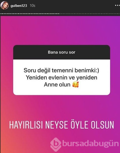 Gülben'den evlilik sorusuna ilginç yanıt!

