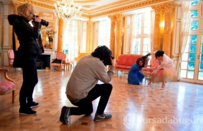 Kraliyet gelinleri yerlerde sürüklendi
