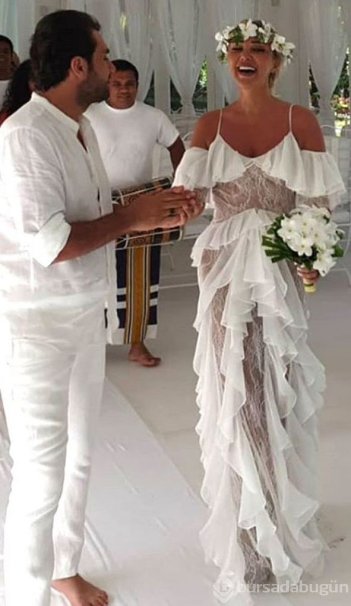 Seren Serengil ile Yaşar İpek, Maldivler'de nikah tazeledi
