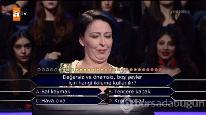 Kim milyoner olmak ister'e damga vuran an! ilk soruda elendi