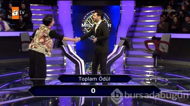 Kim milyoner olmak ister'e damga vuran an! ilk soruda elendi