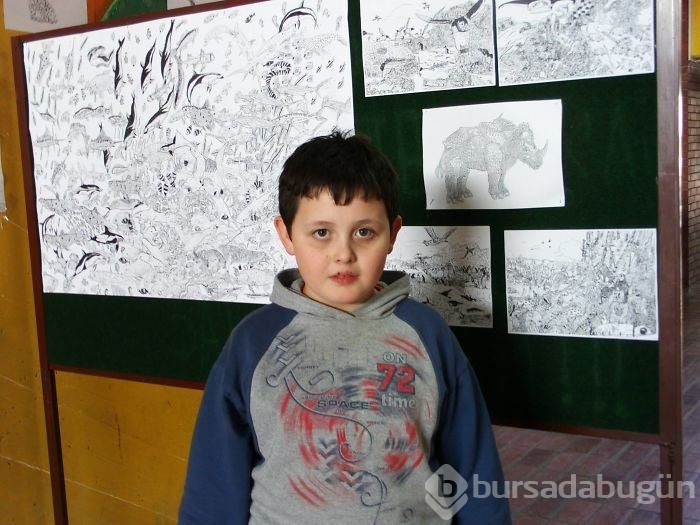 2 yaşında resme başlayan ressamın 16 yaşında yarattığı eserler