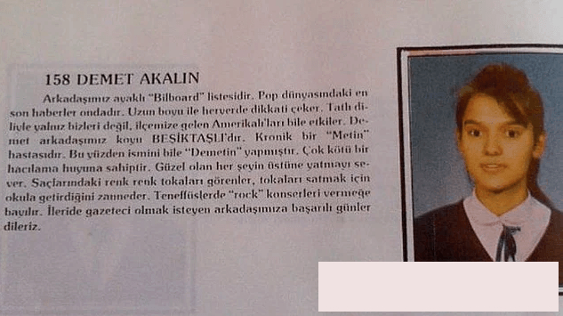 Ünlülerin gerçek yüzünü yıllıkları ortaya çıkardı!

