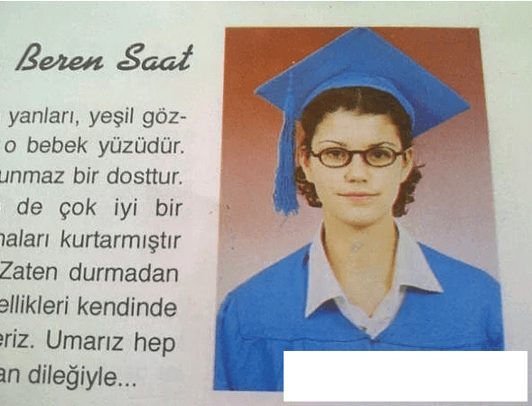Ünlülerin gerçek yüzünü yıllıkları ortaya çıkardı!
