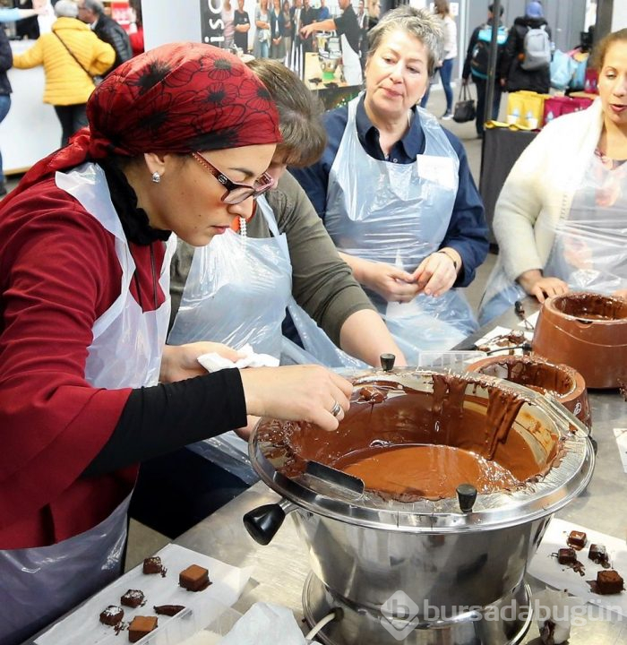 Gördüklerinizin hepsi çikolatadan yapıldı...
