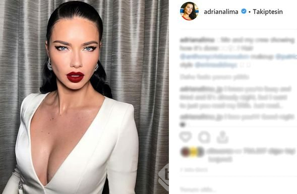 Adriana Lima: Banyoda parmak izlerini buluyorum
