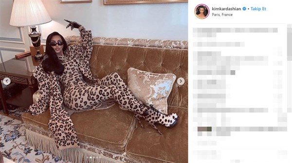 Tepeden tırnağa leopar...