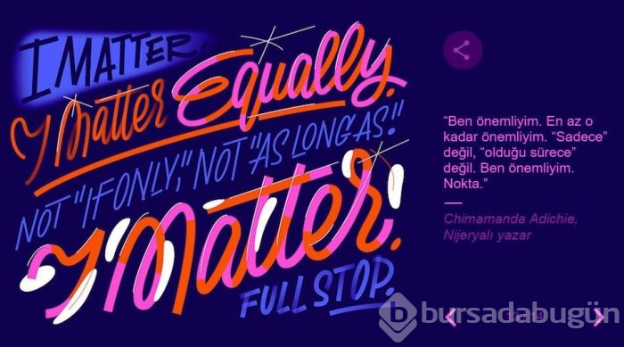 Google'dan 8 Mart Dünya Kadınlar Günü'ne özel doodle