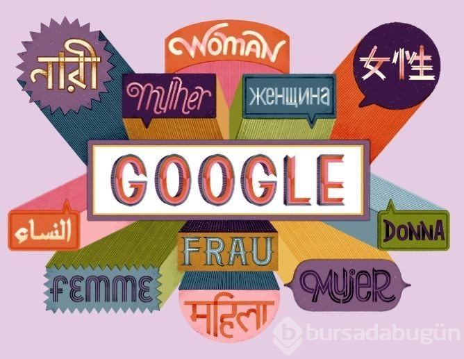 Google'dan 8 Mart Dünya Kadınlar Günü'ne özel doodle