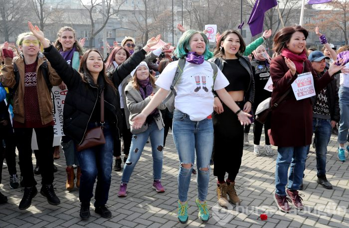 '8 Mart Dünya Kadınlar Günü'nden renkli kareler