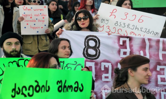 '8 Mart Dünya Kadınlar Günü'nden renkli kareler