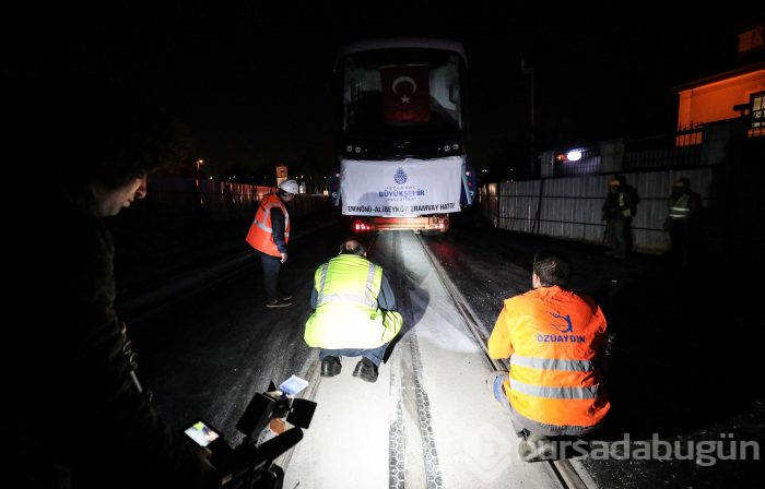 Eminönü-Alibeyköy tramvay hattında test sürüşü başlıyor
