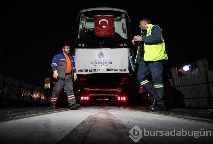 Eminönü-Alibeyköy tramvay hattında test sürüşü başlıyor
