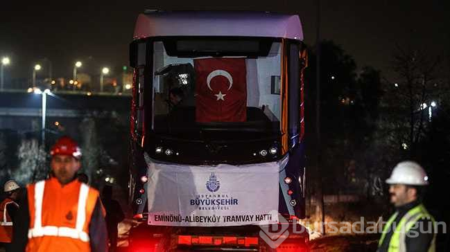 Eminönü-Alibeyköy tramvay hattında test sürüşü başlıyor
