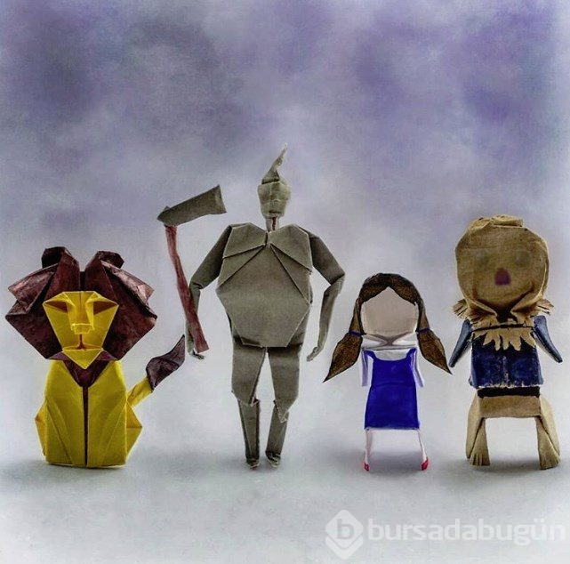 Kağıt katlama (origami) sanatıyla popüler kültür karakterleri